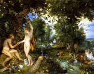 Адам и Ева в Эдемском саду