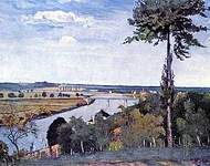 Карл Фредерик Хилл - Дерево и река III (Сена в Буа-ле-Руа)