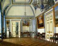 Виды залов Зимнего дворца - Приемная наследника великого князя Александра Николаевича
