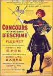 Плакат II летних Олимпийских игр 1900 г.