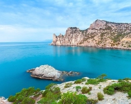 Крым, Черное море. Скалы 2