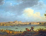 Вид Авиньона с правого берега Роны 