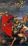 Моисей и сбор манны небесной