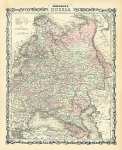 Карта России, 1861 г.