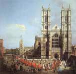 Вестминстерское аббатство и процессия рыцарей