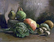 Натюрморт с овощами и фруктами
