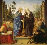 Встреча Девы Марии и Елизаветы со св Николаем и св Антонием Великим Вашингтон, Нац  галерея