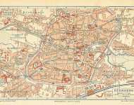 Карта Нюрнберга, конец 19 в.