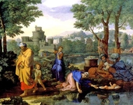 Моисей, оставленный на берегу Нила