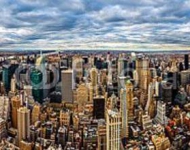 США, Нью-Йорк. Большая панорама Манхэттена