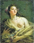 Портрет леди в образе Флоры