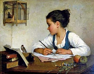 Генриетта Браун - Пишущая девочка