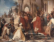 Артур Георг фон Рамберг - Император Священной Римской империи Фридрих II в Палермо