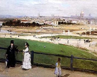 Вид Парижа с холма Трокадеро