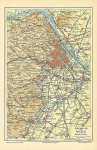 Карта окрестностей Вены, конец 19 в.