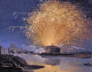 Fireworks at Castel  Sant’ Angelo in Rome