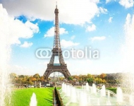 Франция, Париж. Eiffel Tower and fountains of Trocadero №2