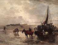 Запуск рыболовного судна в Голландии