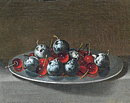 Хуан ван дер Амен-и-Леон - Блюдо с замороженными сливами и вишнями