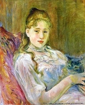Молодая девушка с котом