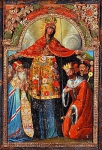Покров Пресвятой Богородицы с изображением Богдана Хмельницкого и архиепископа Лазаря Барановича