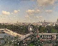 Вид на Париж с дворца Трокадеро