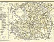 План Милана, Италия, 1894г.