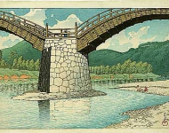Мост Кинтаи в провинции Суо