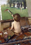 Franz Dvorak Молодой художник