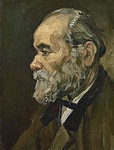 Портрет пожилого мужчины с бородой
