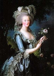 Мария-Антуанетта с розой