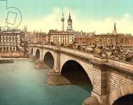 London Bridge London England 1902