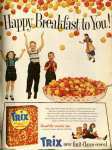 Реклама хлопьев на завтрак