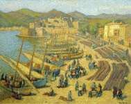 Рыбацкие лодки Collioure