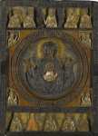 Икона Б.М. Знамение (XVI в) (частная коллекция)