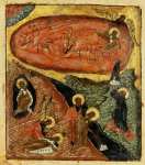 Огненное восхождение пророка Илии (ок.1780) (США, Массачутетс, Клинтон, Музей русских икон)