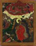 Огненное восхождение пророка Илии (ок.1860) (США, Массачутетс, Клинтон, Музей русских икон)