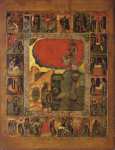 Огненное восхождение пророка Илии с житием (ок.1680) (США, Массачутетс, Клинтон, Музей русских икон)