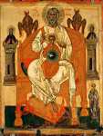 Отечество с избранными святыми (начало XV века) (113 х 88 см) (Москва, Третьяковская галерея)