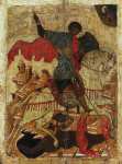 Св.Георгий и дракон (ок.1500) (США, Массачутетс, Клинтон, Музей русских икон)