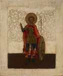 Св.Дмитрий Солунский (XIX в) (31.2 х 26.5 см) (Лондон, Британский музей)