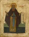 Св.Кирилл Белозерский (XVI в) (28.5 х 23.2 см) (Лондон, Британский музей)