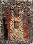Св.Николай Чудотворец с мучениками (ок.1580) (США, Массачутетс, Клинтон, Музей русских икон)