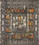 Святой Николай со сценами его жития (XIX век) (36 x 31.5 см) (Частное собрание)