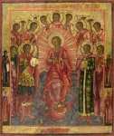 Собор архангела Михааила (ок.1800) (37,8 x 45 см) (Частное собрание)