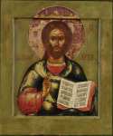 Христос Вседержитель (ок.1850) (США, Массачутетс, Клинтон, Музей русских икон) (2)