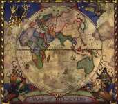 Map of Discovery-Eastern Hemisphere