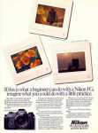Реклама фотоаппарата Nikon