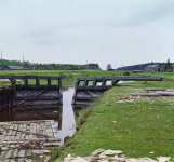 Тип старых шлюзовых ворот Белозерский канал Старый шлюз