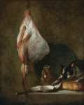 Chardin Jean-Baptiste Simeon - Натюрморт с кошкой